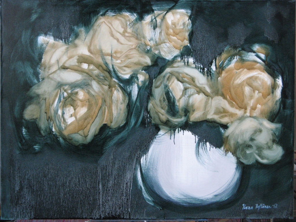 Preromance, öljyväri kankaalle, 2011, 90x120x4cm